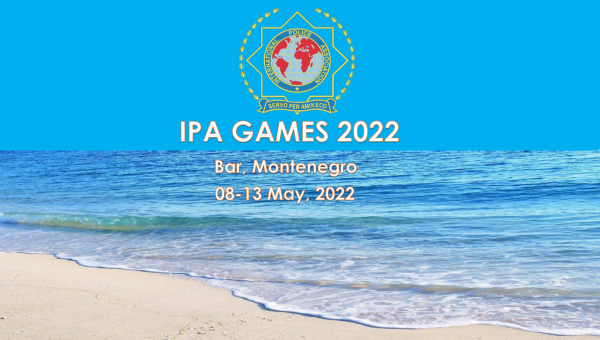 Einladung zu den IPA Games 2022 in Montenegro